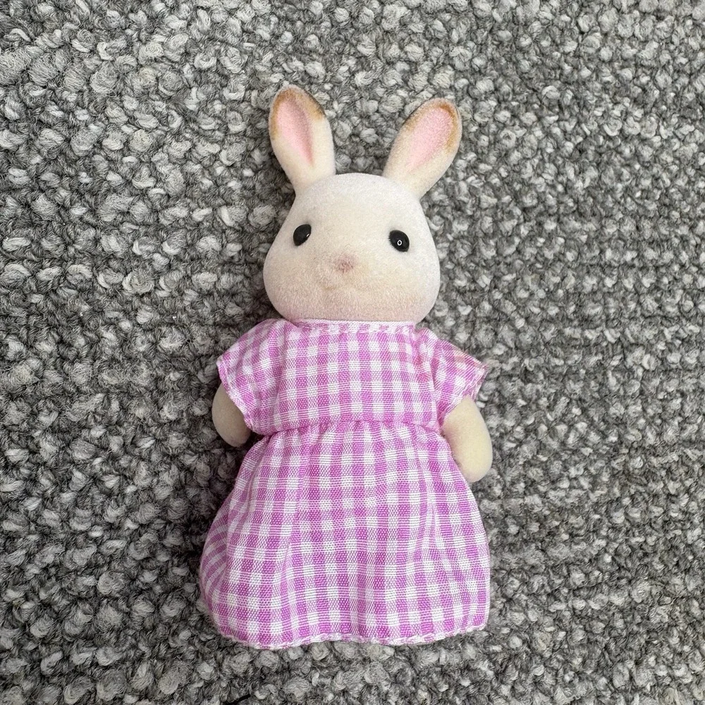 Calico Critters Sylvanian Families Chocolate Rabbits‎ Set Of 5 Epoch Dolls